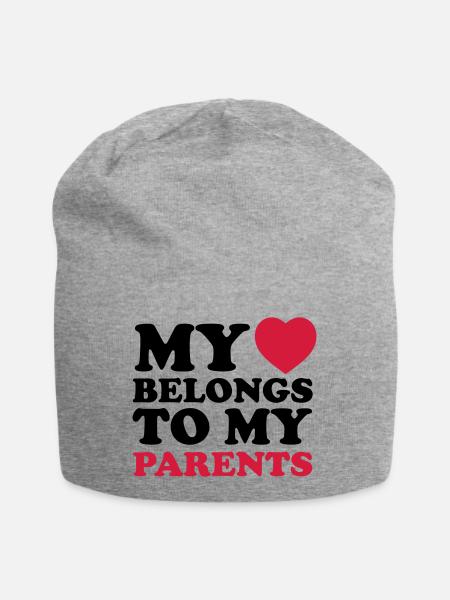 MHBTM parents - Jersey Beanie - heather grey