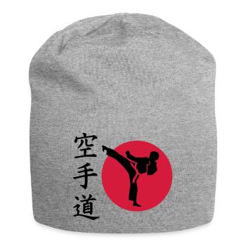 Karate - Jersey Beanie - heather grey - Front