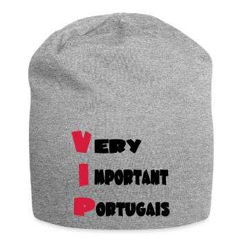 Very important _portugais - Jersey Beanie - heather grey - Front