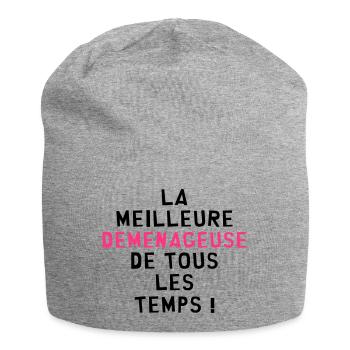 Déménageur / Déménagement / Déménager / Camion - Bonnet en jersey - gris chiné - Devant
