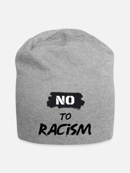 racism - Jersey-Beanie - Grau meliert