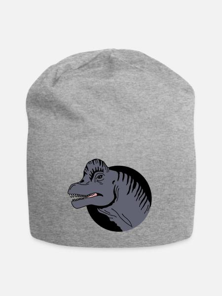 Brachiosaurus Dinosaurier - Jersey-Beanie - Grau meliert