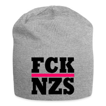 FCK NZS - Jersey Beanie - heather grey - Front