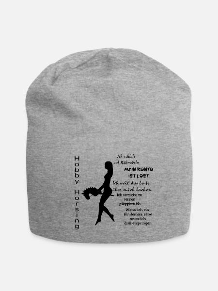 Hobby Horsing - Jersey-Beanie - Grau meliert