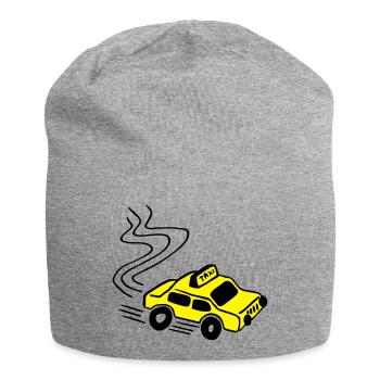 Taxi - Jersey-Beanie - Grau meliert - Vorne