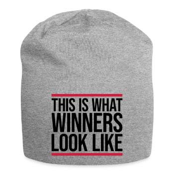 What Winners Look Like - Jersey-Beanie - Grau meliert - Vorne