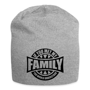 you would understand quote - Jersey Beanie - heather grey - Front