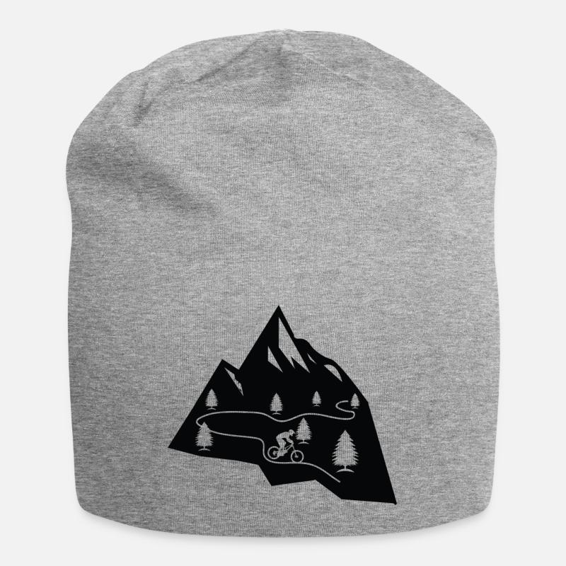 Mountainbiker Radsport - Jersey-Beanie - Grau meliert
