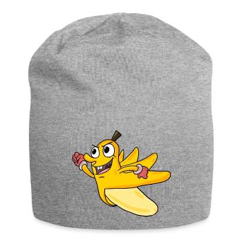 Banane - Jersey-Beanie - Grau meliert - Vorne