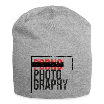 Pornography ehm Photography - No Porn - Jersey-Beanie - Grau meliert - Vorne