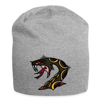 Cobra blessé - Bonnet en jersey - gris chiné - Devant