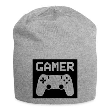 joueur - Bonnet en jersey - gris chiné - Devant