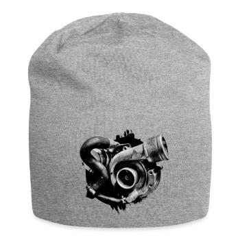 TurboHerz - Jersey Beanie - heather grey - Front