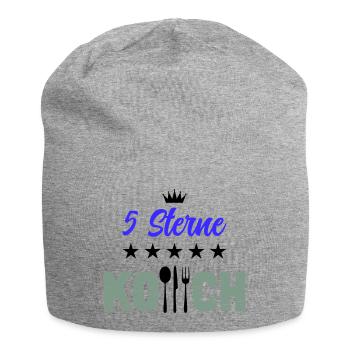 5 Star Chef - Jersey Beanie - heather grey - Front