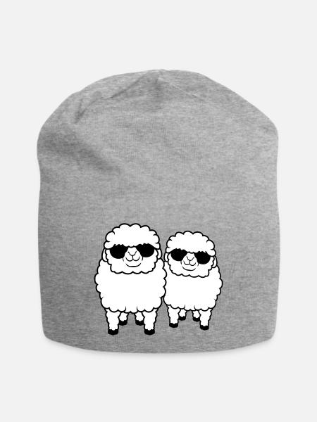2 Lunettes de soleil Sheep Party Sheep Team Friends - Bonnet en jersey - gris chiné