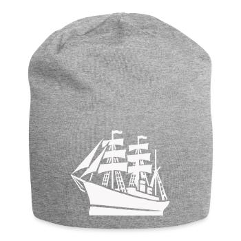 Schiff Schifffahrt - Jersey-Beanie - Grau meliert - Vorne