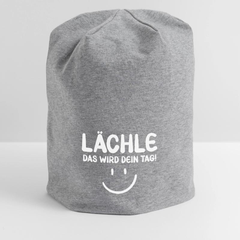 Lächle das wird dein Tag - Motivation Jersey-Beanie