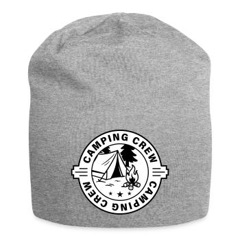 Tentes de camping - Bonnet en jersey - gris chiné - Devant