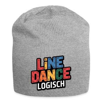 LineDance Logical Colored - Jersey Beanie - heather grey - Front