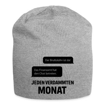 Finanzamt Betritt Den Chat - Jersey-Beanie - Grau meliert - Vorne
