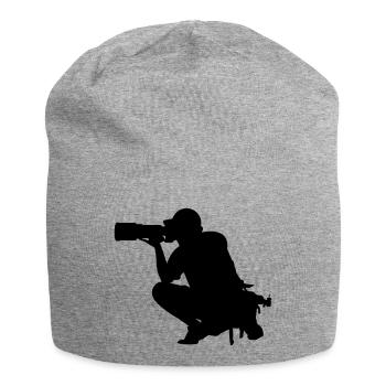 Fotograf Photographer - Jersey-Beanie - Grau meliert - Vorne