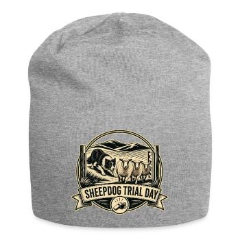 SHEEPDOG TRIAL DAY Dog - Jersey Beanie - heather grey - Front