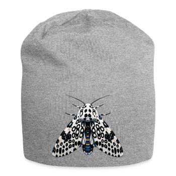 Giant Leopard Moth Hypercompe scribonia Anime - Jersey Beanie - heather grey - Front