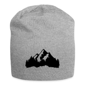 Mountains and Forest - Bonnet en jersey - gris chiné - Devant