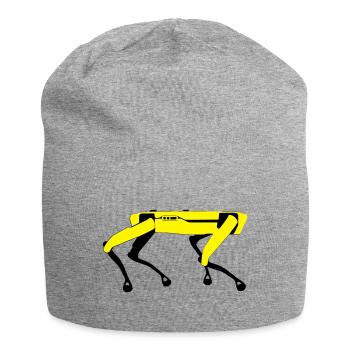 Robot Spot Boston Dynamics Black Mirror Dog Dog - Jersey Beanie - heather grey - Front