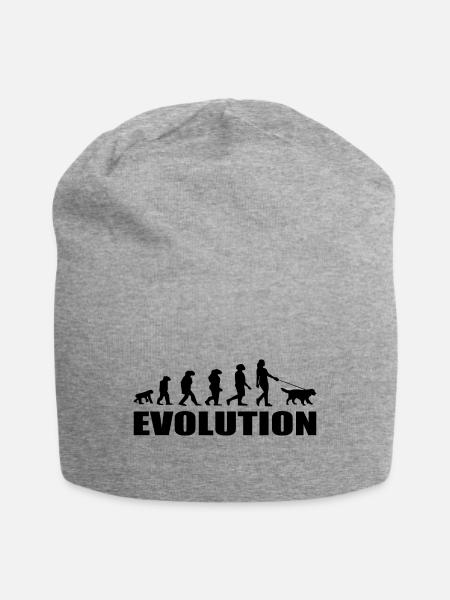 Hund - Jersey-Beanie - Grau meliert