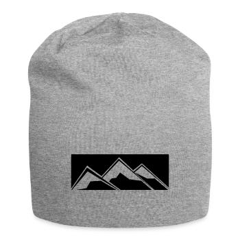 Berg - (24) - Jersey-Beanie - Grau meliert - Vorne
