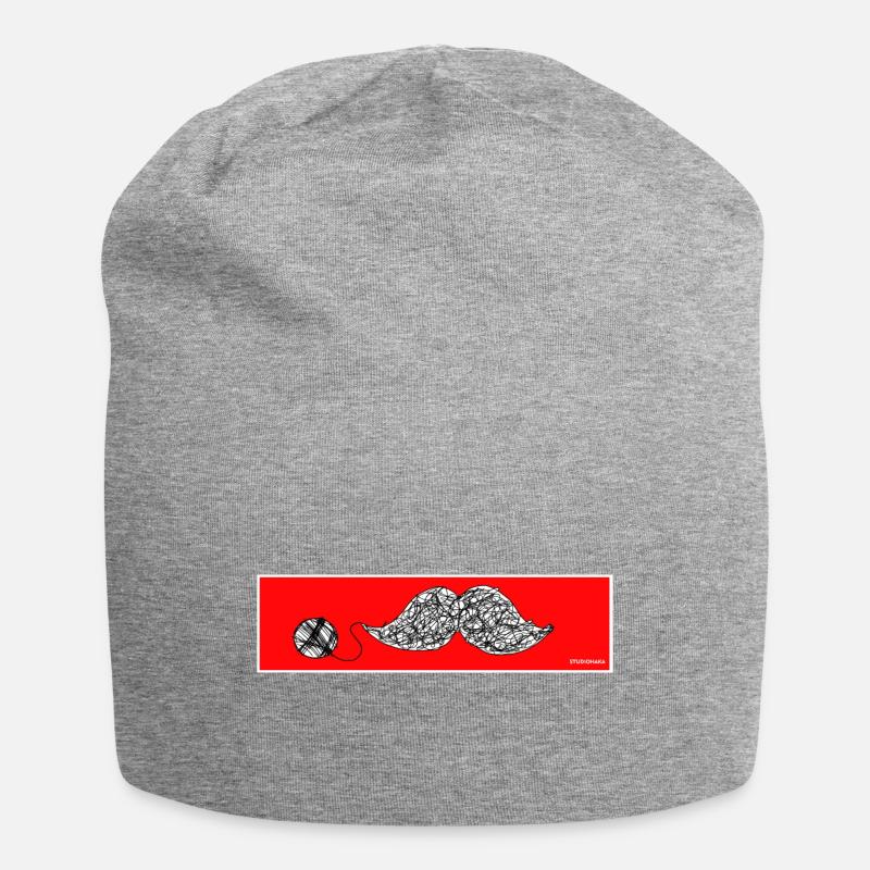 SCHNURBART STUDIOHAKA - Jersey-Beanie - Grau meliert