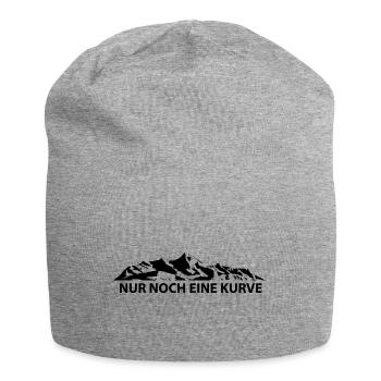 Nur Noch Eine Kurve - (6) - Jersey-Beanie - Grau meliert - Vorne