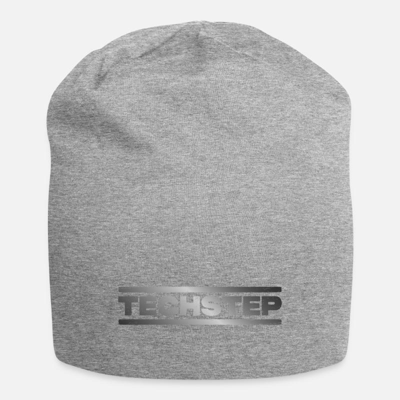Techstep DNB Drum n Bass Junglist - Bonnet en jersey - gris chiné