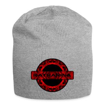 KATHARINA. JE M’APPELLE KATHARINA. SAMER BRÉSIL - Bonnet en jersey - gris chiné - Devant