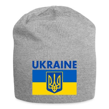 Ukraine - Bonnet en jersey - gris chiné - Devant