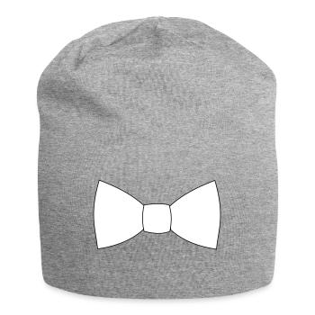 Fly Bow Tie Loop Cross Binder Suit - Jersey Beanie - heather grey - Front