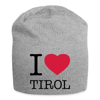 I LOVE TIROL Austria Österreich - Jersey Beanie - heather grey - Front
