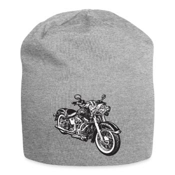 chopper hog bike motorrad - Jersey Beanie - heather grey - Front