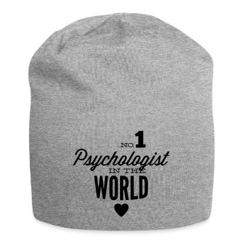 Meilleur psychologue dans le monde - Bonnet en jersey - gris chiné - Devant