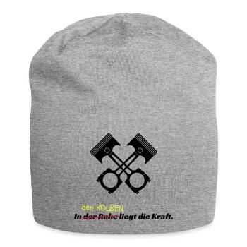 Motorsport Kolben Racing - Jersey-Beanie - Grau meliert - Vorne