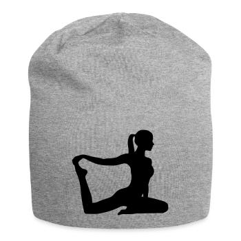 Fitness Pilates Aerobic - Bonnet en jersey - gris chiné - Devant