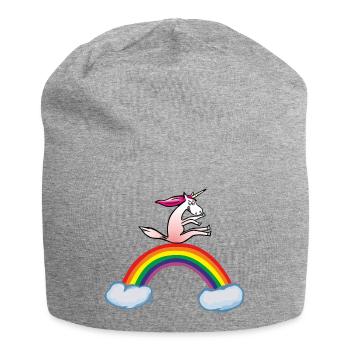 Crazy unicorn - Bonnet en jersey - gris chiné - Devant