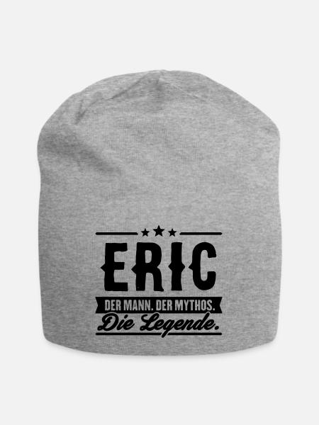 Mann Mythos Legende Eric - Jersey-Beanie - Grau meliert