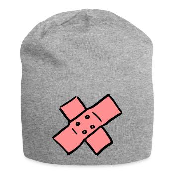 Pflaster - Jersey-Beanie - Grau meliert - Vorne