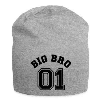Big Bro 01 - Big Brother - Jersey-Beanie - Grau meliert - Vorne