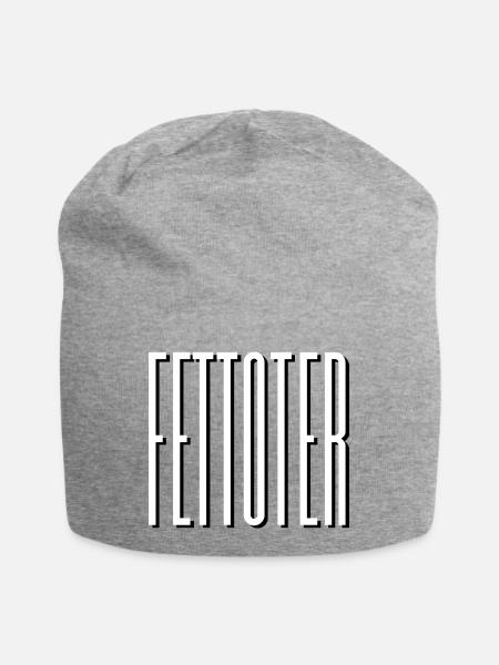 Fettoter - Jersey-beanie - gråmelert