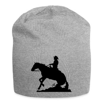 Équitation Western Man - Bonnet en jersey - gris chiné - Devant
