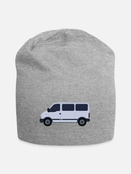 van - Jersey-Beanie - Grau meliert