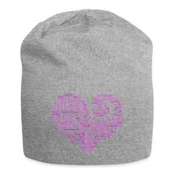 sweet sixteen - heart - Jersey-Beanie - Grau meliert - Vorne